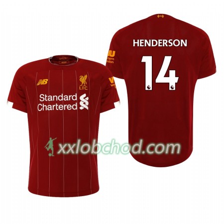 Fotbalové dresy Liverpool Jordan Henderson 14 Domácí Dres 2019/20 Krátký Rukáv